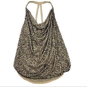 Haute Hippie Sequin Embellished Beaded Sleeveless Silk Blouse Top Size XS $395